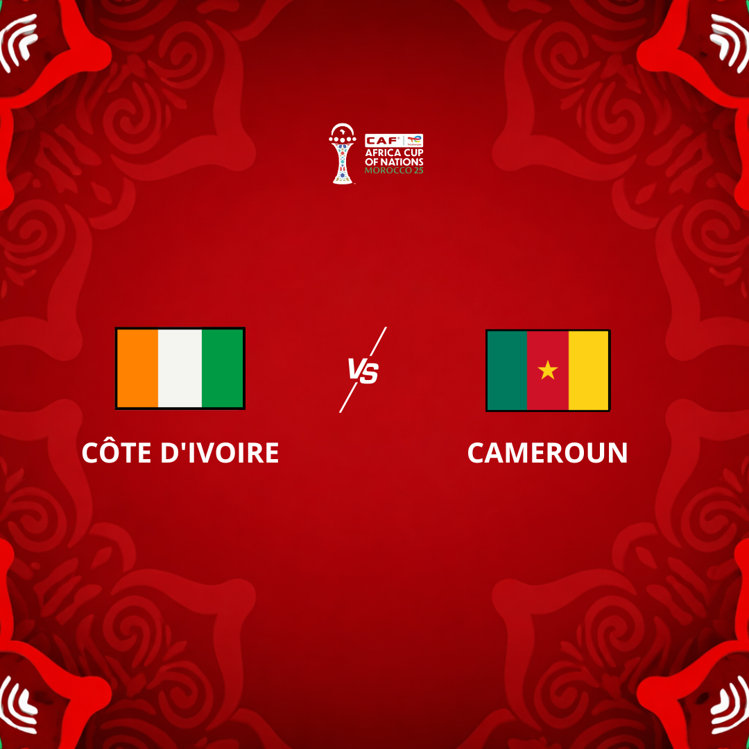 Côte d'Ivoire VS Cameroun